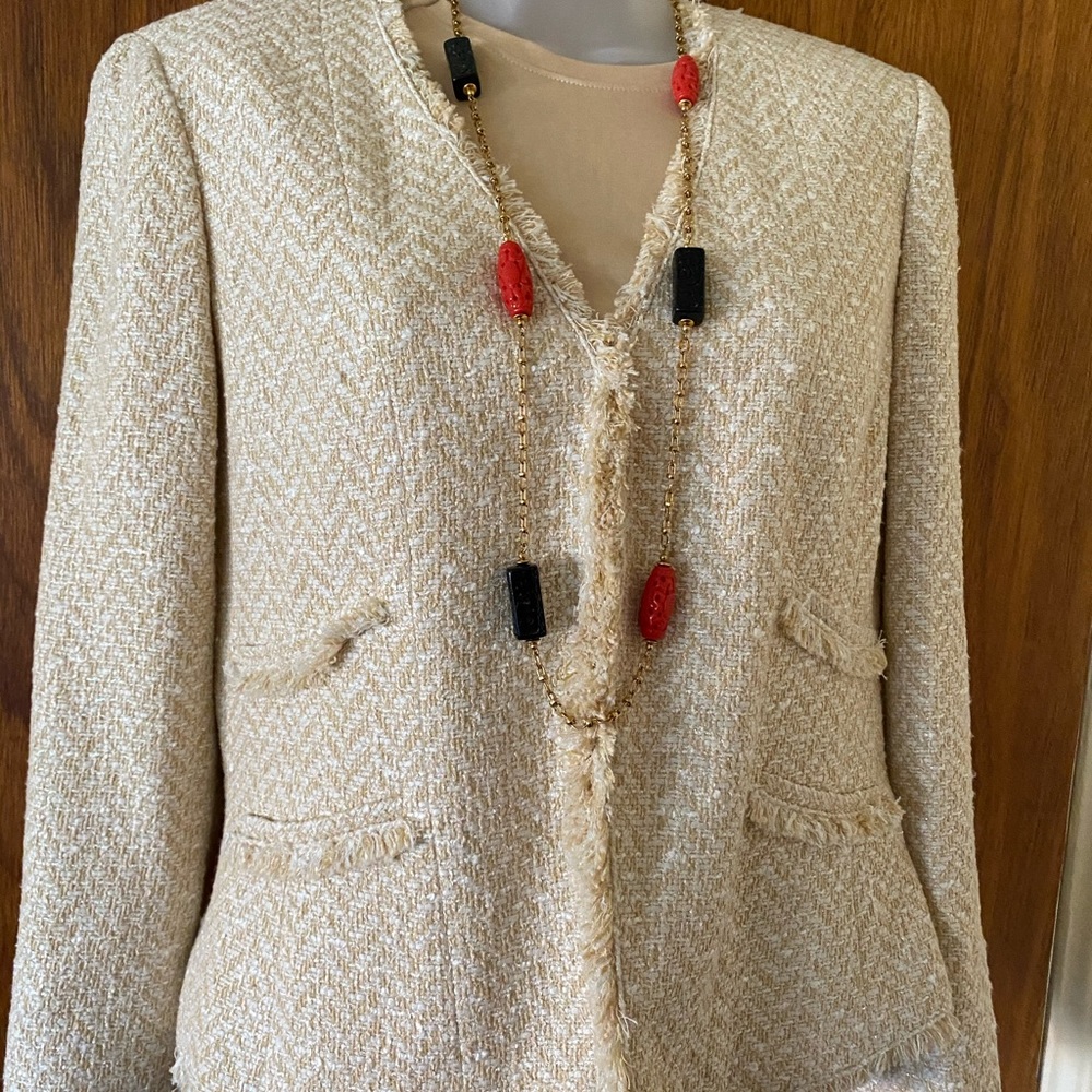 Cream blazer